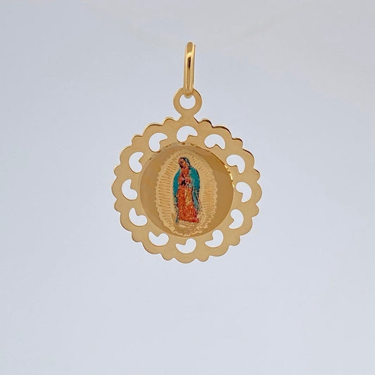 Dije Virgen De Guadalupe 1.2 g / 2.5 cm Oro Amarillo 18K