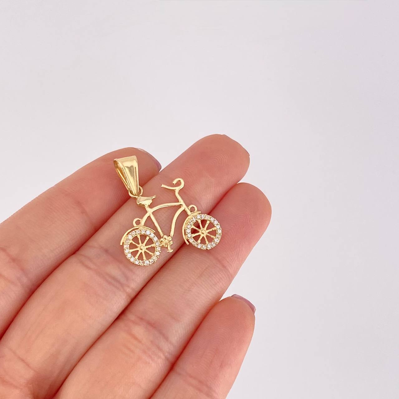 Dije Bicicleta 1.45g / 2.6cm Oro Amarillo 18K
