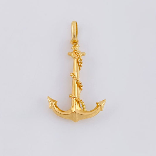 Dije Ancla 1.8g / 3.4cm Oro Amarillo 18K