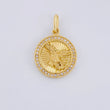 Dije Circulo San Miguel 2.25g / 2.4cm Oro Amarillo 18K