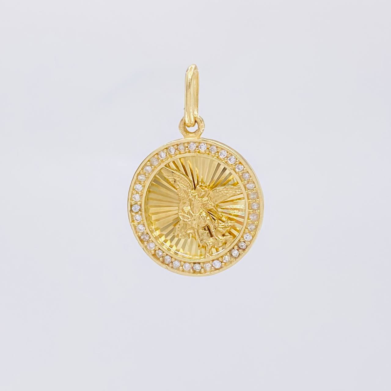 Dije Circulo San Miguel 2.25g / 2.4cm Oro Amarillo 18K