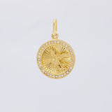 Dije Circulo San Miguel 2.25g / 2.4cm Oro Amarillo 18K