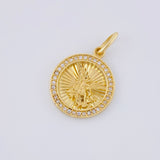 Dije Circulo San Miguel 2.25g / 2.4cm Oro Amarillo 18K
