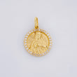 Dije Circulo Sagrado Corazón 2.65g / 2.4cm Oro Amarillo 18K