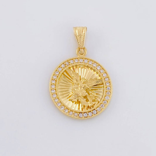 Dije Circulo San Miguel 2.25g / 2.5cm Oro Amarillo 18K