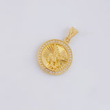 Dije Circulo San Miguel 2.25g / 2.5cm Oro Amarillo 18K