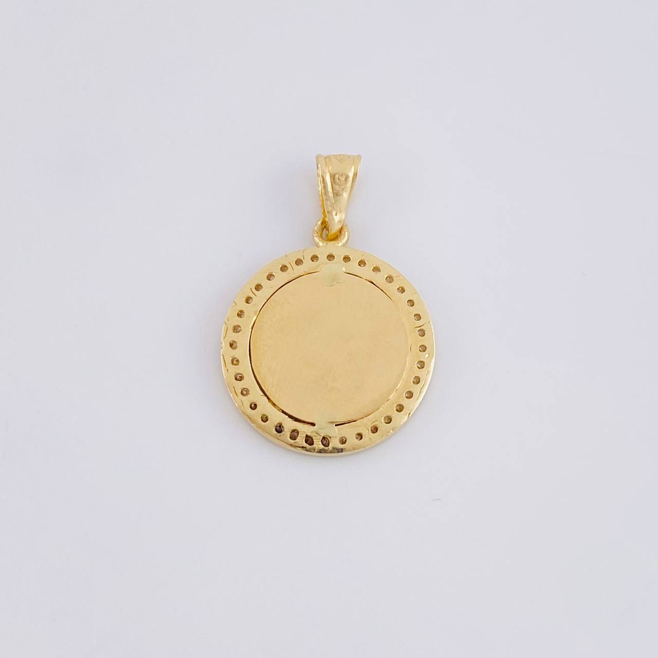 Dije Circulo San Miguel 2.25g / 2.5cm Oro Amarillo 18K