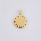 Dije Circulo San Miguel 2.25g / 2.5cm Oro Amarillo 18K