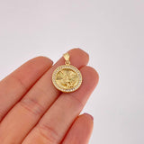 Dije Circulo San Miguel 2.25g / 2.5cm Oro Amarillo 18K
