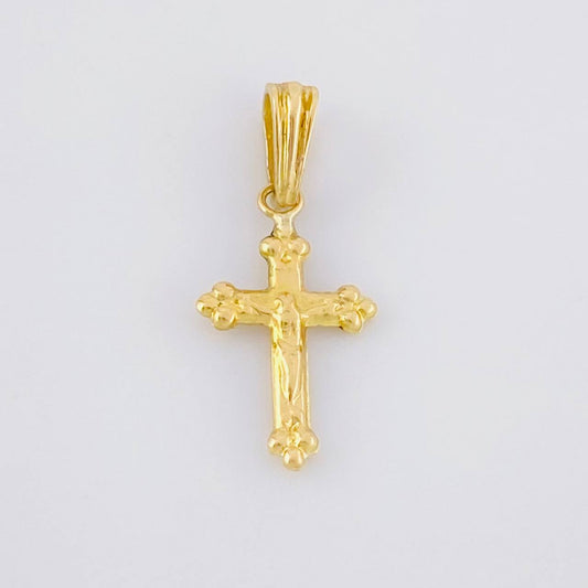 Dije Cruz Cristo 0.6g / 2.2cm Oro Amarillo 18K