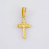 Dije Cruz Cristo 0.6g / 2.2cm Oro Amarillo 18K