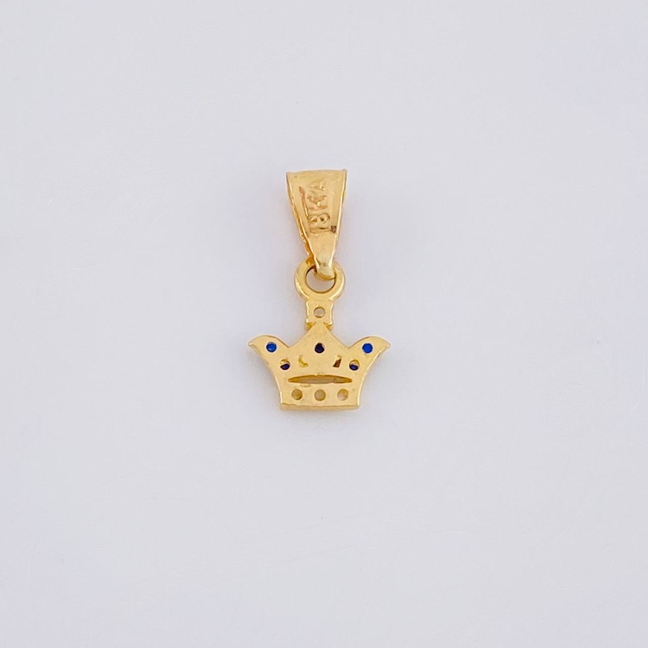 Dije Corona 0.3g / 1.3cm Oro Amarillo 18K