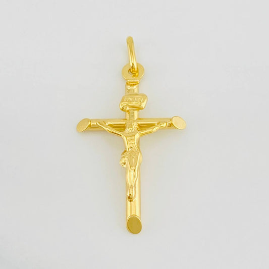 Dije Cruz Cristo 1.55g / 3.3cm Oro Amarillo 18K