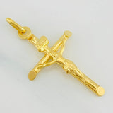 Dije Cruz Cristo 1.55g / 3.3cm Oro Amarillo 18K