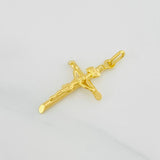 Dije Cruz Cristo 1.55g / 3.3cm Oro Amarillo 18K