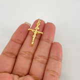 Dije Cruz Cristo 1.6g / 3.3cm Oro Amarillo 18K