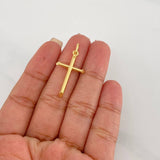 Dije Cruz 1.15g / 3.5cm Oro Amarillo 18K