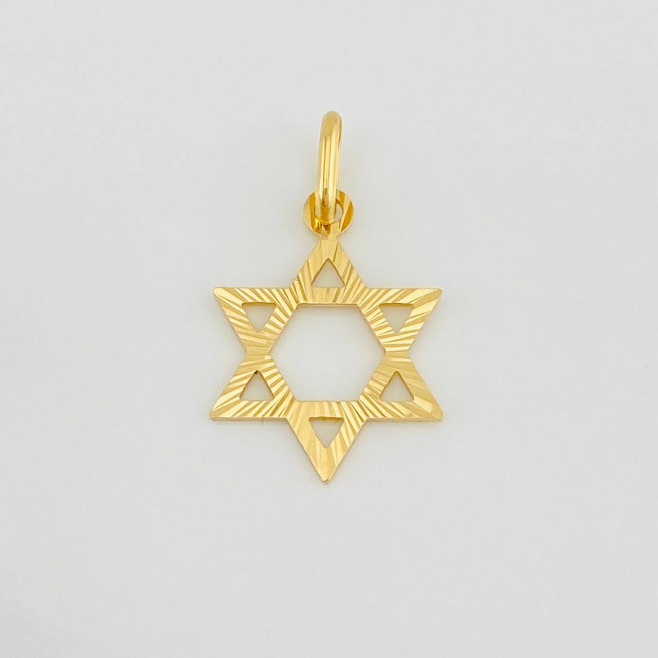 Dije Estrella de David 0.75g / 2cm Oro Amarillo 18K