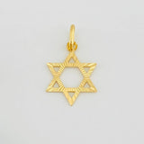 Dije Estrella de David 1.1g / 2.05cm Oro Amarillo 18K