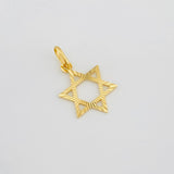 Dije Estrella de David 0.75g / 2cm Oro Amarillo 18K