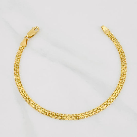 Pulso Chino 6.95g / 20cm / 5mm Oro Amarillo 18K