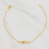 Pulso Modulable Aro Seguido Atomos 2.2g / 18.5cm - 21cm / 1.28mm Oro Amarillo 18K