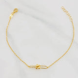 Pulso Aro Seguido Atomo 2.2g / 21cm / 1.1mm Oro Amarillo 18K