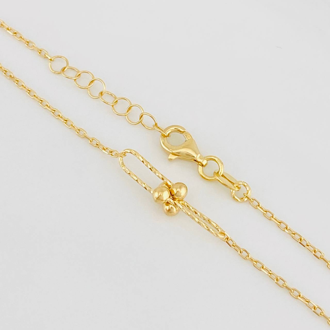 Pulso Aro Seguido Atomo 2.2g / 21cm / 1.1mm Oro Amarillo 18K