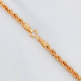 Cadena Lazo 5.1g / 60cm / 2.7mm Oro Rosa 18K