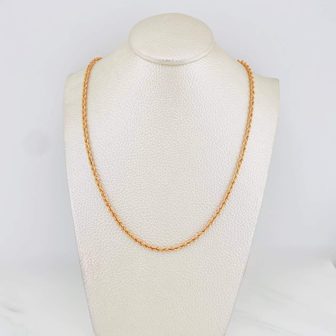 Cadena Lazo 5.1g / 60cm / 2.7mm Oro Rosa 18K