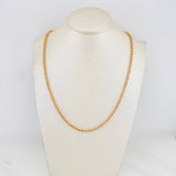 Cadena Lazo 5.1g / 60cm / 2.7mm Oro Rosa 18K