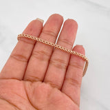 Pulso Franco 5.25g /20.5cm/ 2.8mm Oro Rosa 18K