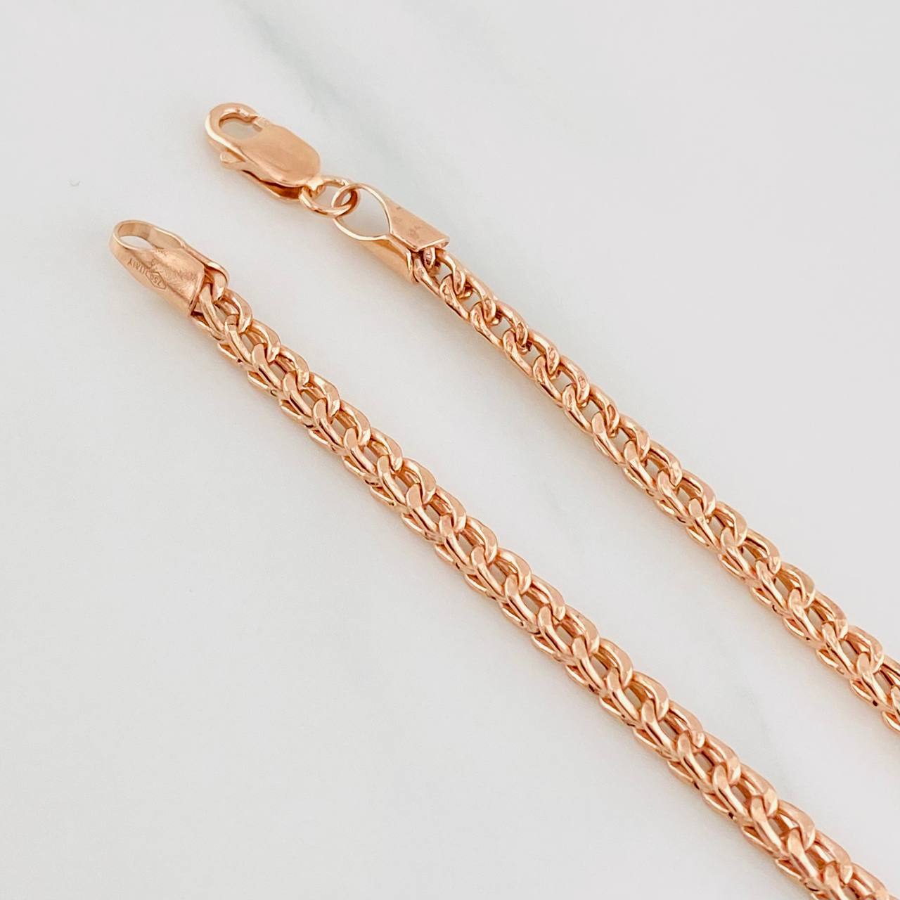 Pulso Franco 5.25g /20.5cm/ 2.8mm Oro Rosa 18K
