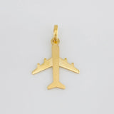 Dije Avion 1.2g / 2.05cm Oro Amarillo 18K
