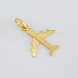 Dije Avion 1.2g / 2.5cm Oro Amarillo 18K