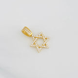 Dije Estrella de David 1.45g / 2cm Oro Amarillo 18K