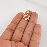 Dije Estrella de David 1.45g / 2cm Oro Amarillo 18K