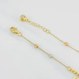 Pulso Aro Seguido 3.8g / 19.5cm / 3mm Tres Oros 18K