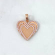 Dije Corazon Palpitante 4.9gr / 3cm / Oro Rosa ©