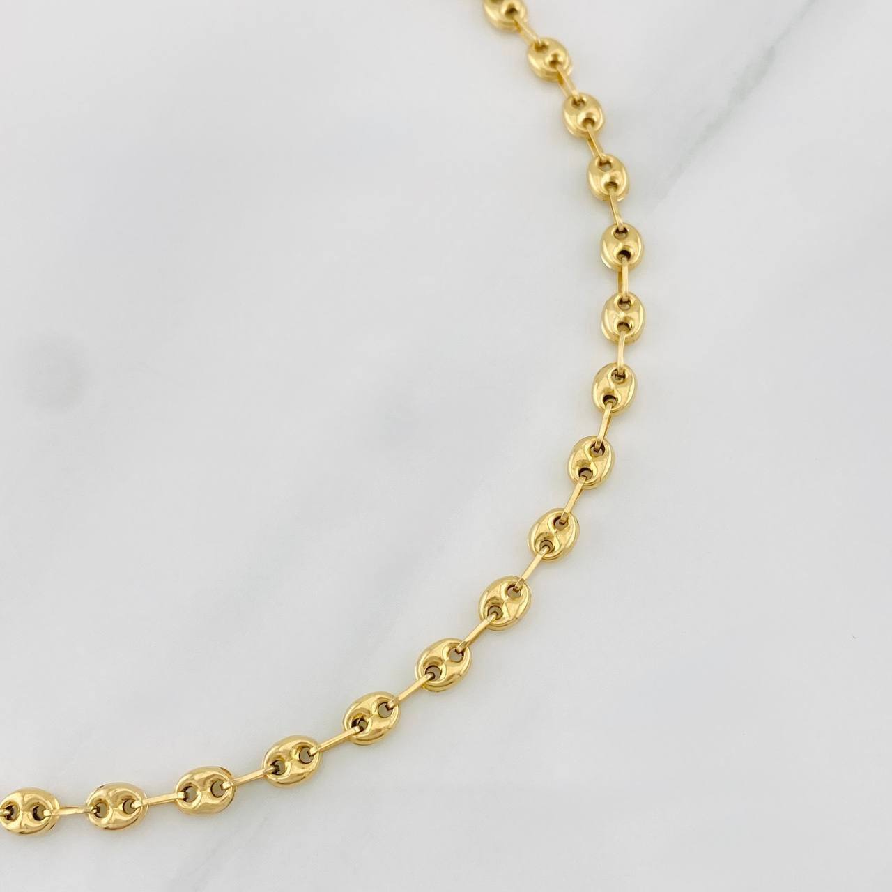 Tobillera GC 3.1g / 25.05cm / 3.5mm Oro Amarillo 18K
