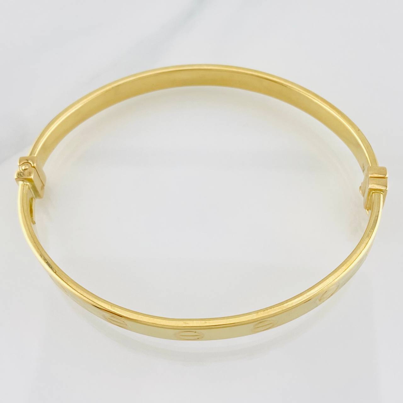 Pulso Aro Tornillo 6.7g / 19cm / 6.03mm Oro Amarillo 18K