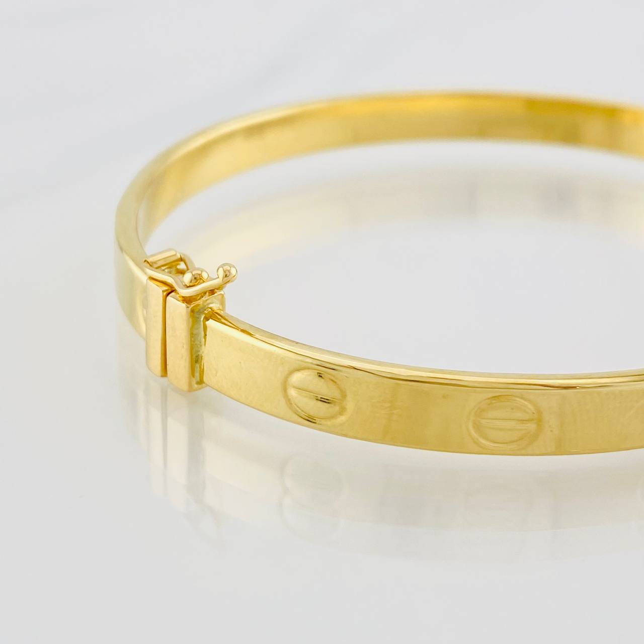 Pulso Aro Tornillo 6.7g / 19cm / 6.03mm Oro Amarillo 18K