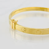Pulso Aro Tornillo 6.7g / 19cm / 6.03mm Oro Amarillo 18K