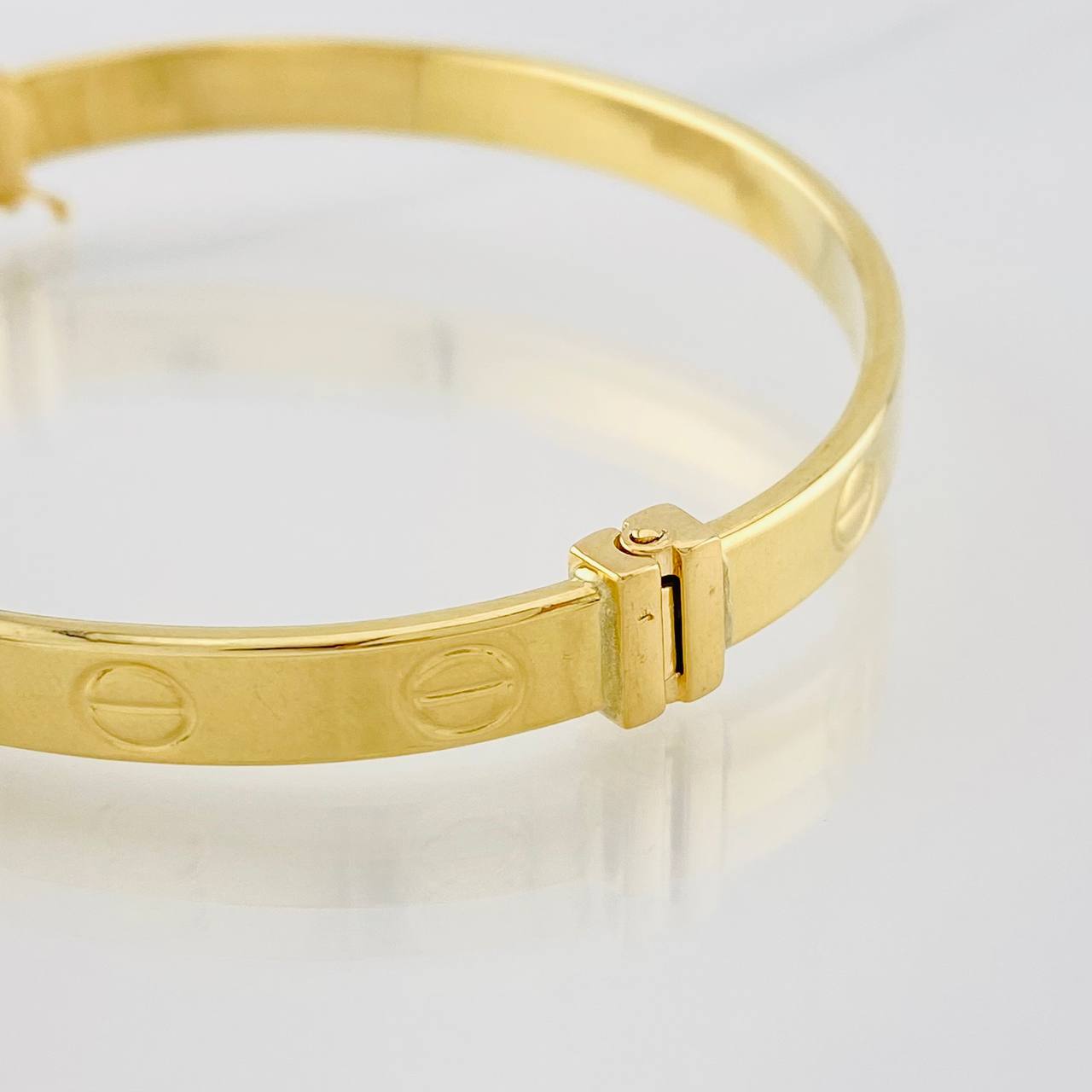 Pulso Aro Tornillo 6.7g / 19cm / 6.03mm Oro Amarillo 18K