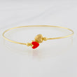 Pulso Aro Corazones 3.2g / 17cm / 1.15mm Oro Amarillo 18K