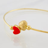Pulso Aro Corazones 3.2g / 17cm / 1.15mm Oro Amarillo 18K