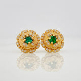 Topos Flor 5.4g / 11.95mm Oro Amarillo 18K