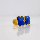 Topos Trebol 1.3g / 7.26mm Oro Amarillo 18K