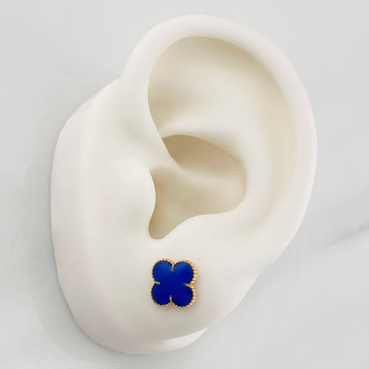 Topos Trebol 1.3g / 7.26mm Oro Amarillo 18K