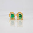 Topos Cuadrados 0.7g / 4.05mm Oro Amarillo 18K